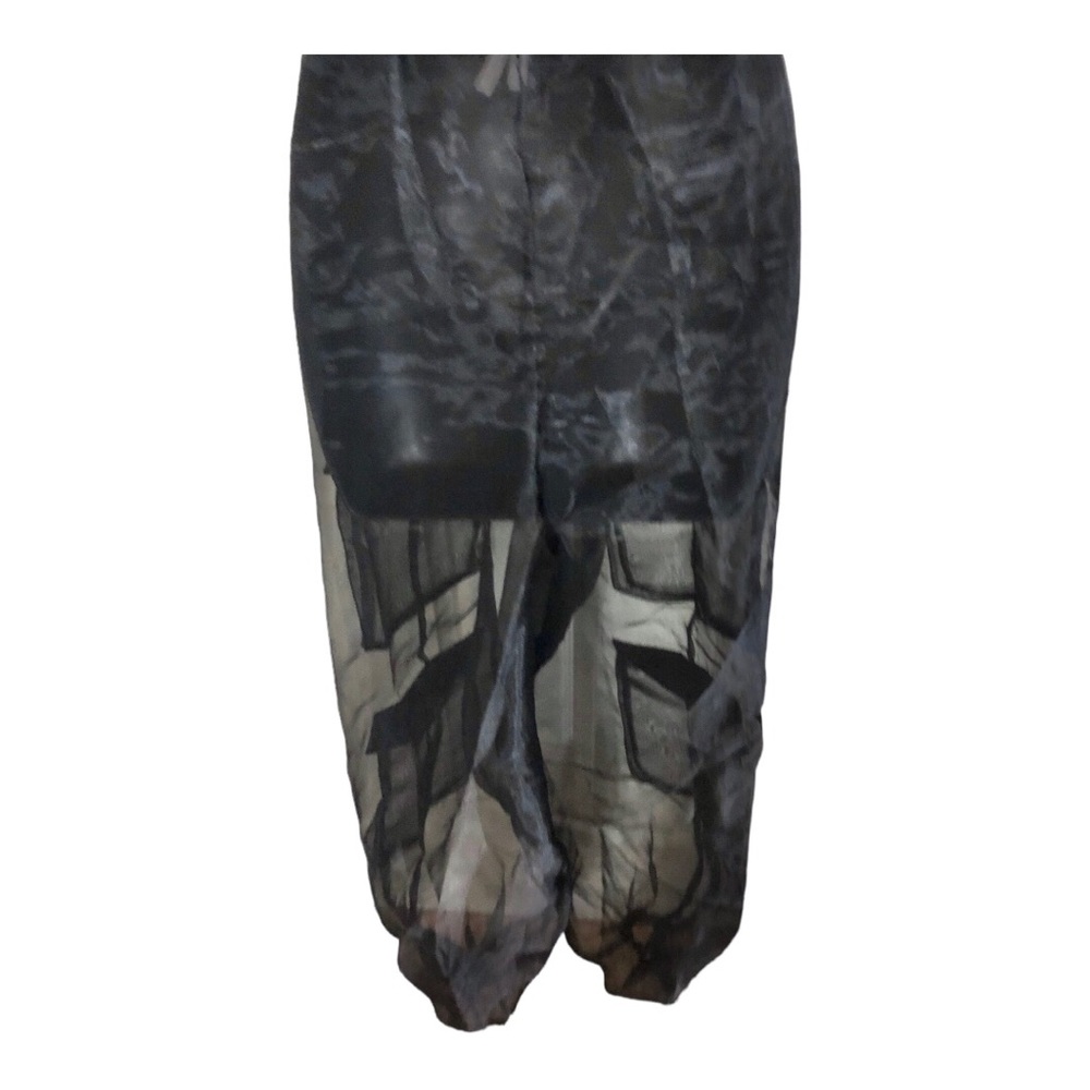 Sheer Black Cargo Harem Pants - Picture 7 of 16